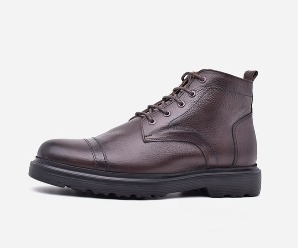 Boots Homme en cuir Marron – op142