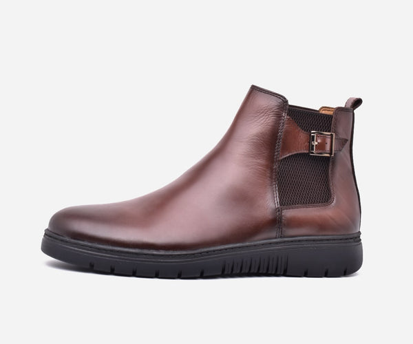Bottine homme cuir marron Opiyane – op139