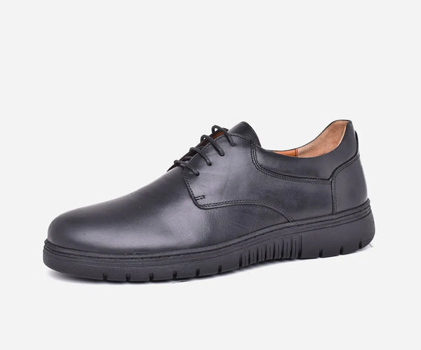 Chaussure Pour homme en cuir noir – op133