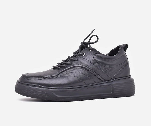 Chaussure pour Homme en Cuir Noir – op179