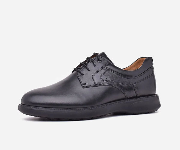 Chaussures Pour Tous Les Goûts en Cuir Noir – op262