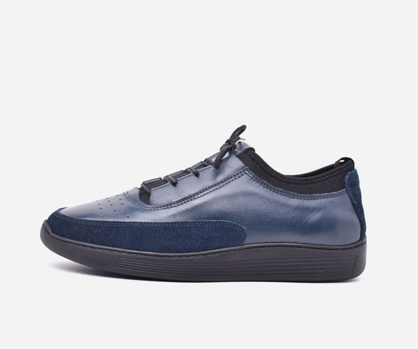Espadrilles Confortables Haut gamme Bleu - op144