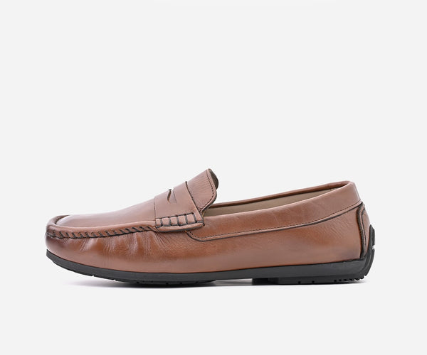 Mocassin En Cuir GOLD – OP65