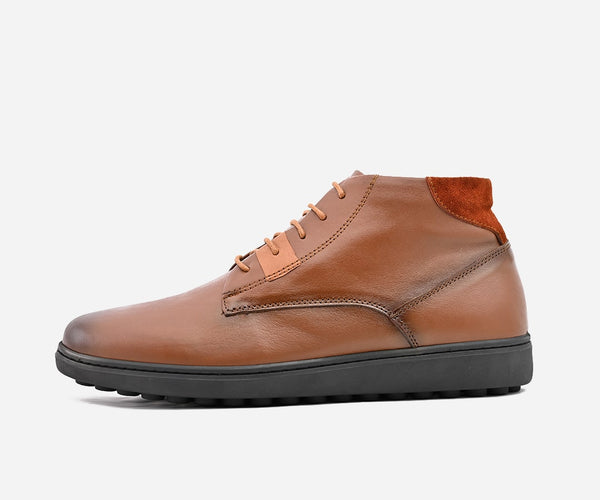 Mini Bottine cuir gold confortable – op40