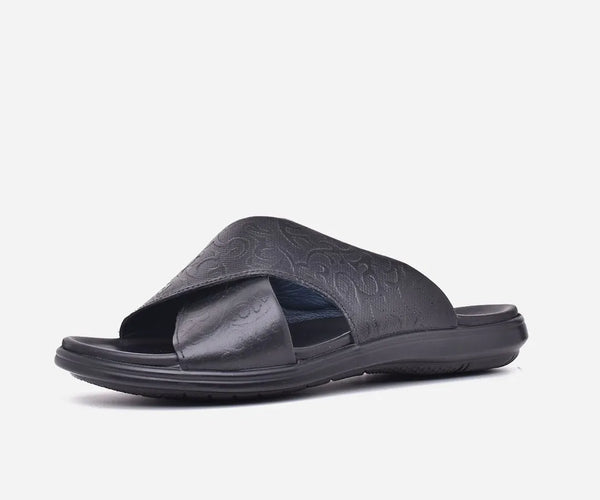 Sandales Médicales Pour Homme Très Confortable Noir – op113