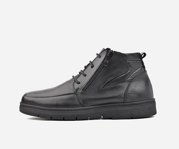 Bottine Opiyane en Cuir noir – op76