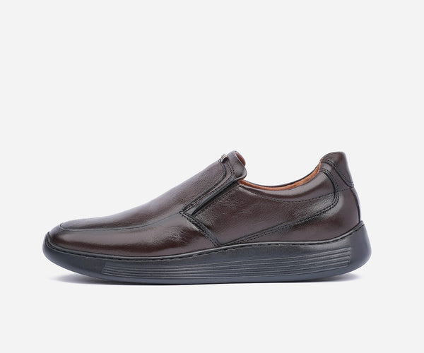 Chaussure médicale marron en cuir EVA Ultra-légère – op100