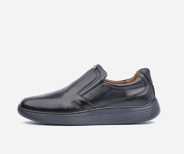 Chaussure médicale noir en cuir EVA Ultra-légère – op100