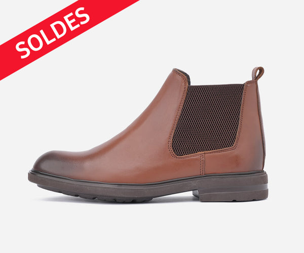 Boots Homme cuir gold haut gamme – op138