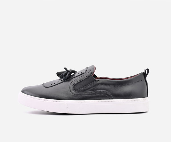 Mocassin homme en cuir NOIR – OP69