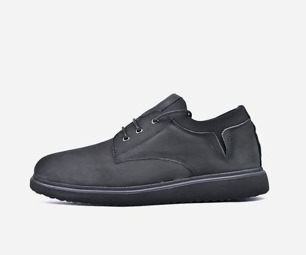 Chaussures Homme en daim Noir – op71