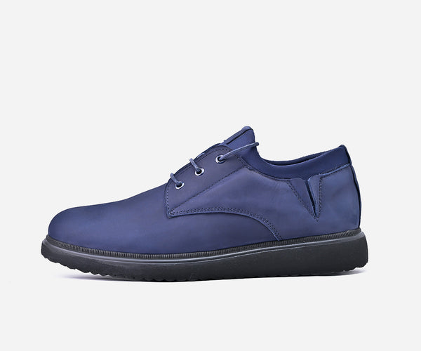 Chaussures homme en daim bleu – op71