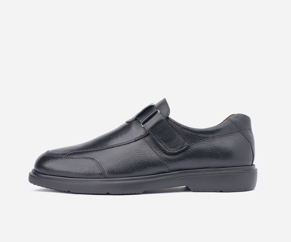 Chaussure de ville homme en cuir medical noir – OP103