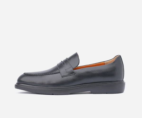 Chaussure de ville homme en cuir medical noir – op104