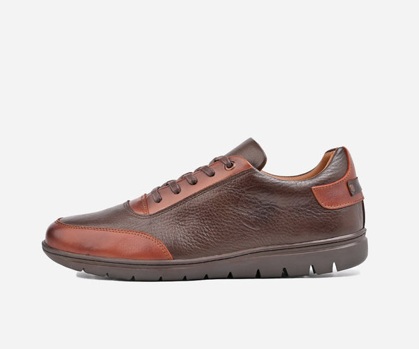 Chaussure homme en cuir MARRON – OP84