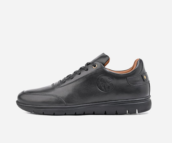 Chaussure homme en cuir NOIR – OP85