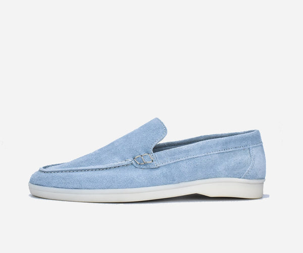 CHAUSSURE FEMME EN DAIM BLEU CIEL - OP211