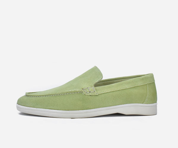 Chaussure femme en daim vert - op211