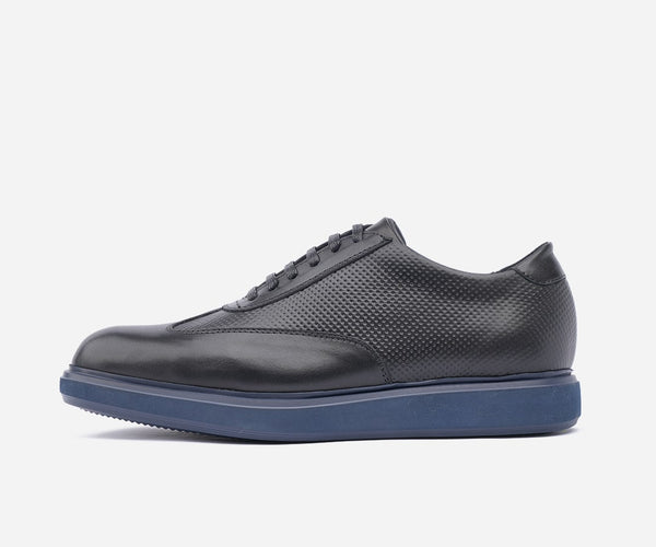 Espadrille Homme Luxe en Cuir noir Original – OP126