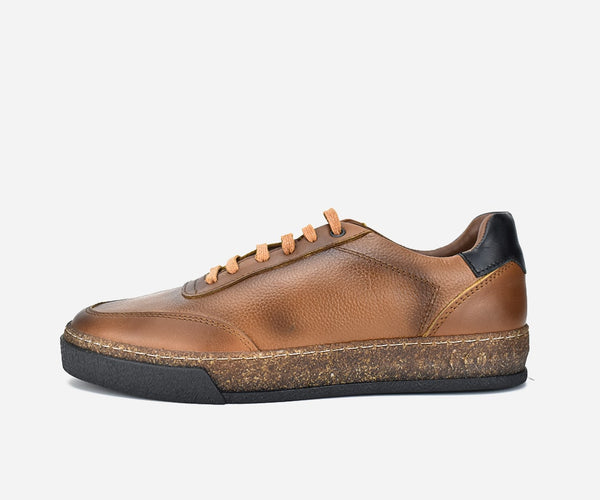 Espadrilles En cuir gold – op143