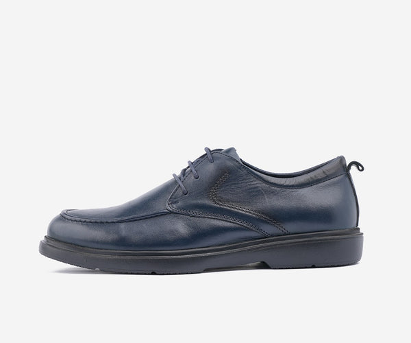 Chaussures homme en cuir tendance Bleu – OP114