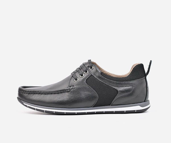 Mocassin homme en cuir Noir – OP51