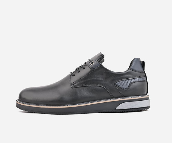 Chaussures En cuir Noir Pour Toutes les Occasions - OP33