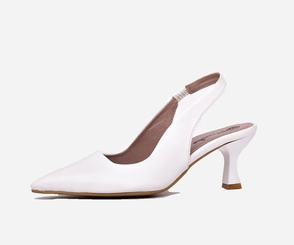 Sandale talon femme blanc – op240