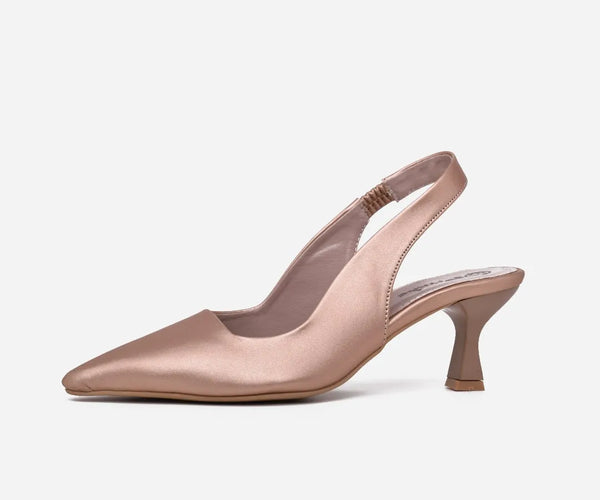 Sandale talon femme bronze – op240