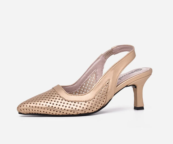 Sandale talon femme gold – op241