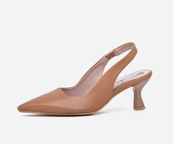 Sandale talon femme marron – op240